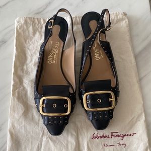 Salvatore Ferragamo Leather Sandals